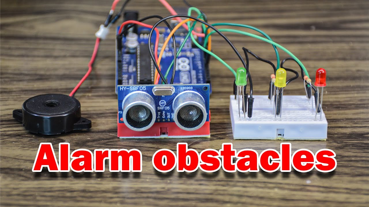 Ultrasonic sensor by Arduino - HC-SR04 - Ultrasonic - alarm obstacles ...