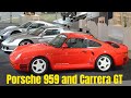 Porsche 959 and Carrera GT at the 75 Years Sports Cars Celebration