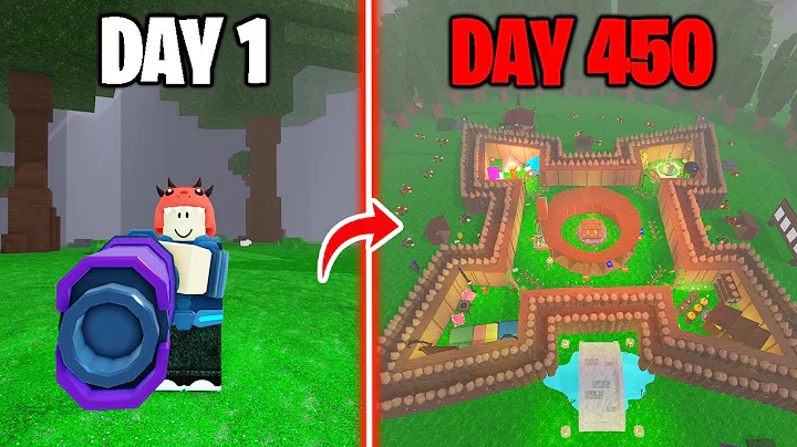 450 Days to Build a Strongest Base in 99 Nights in the Forest