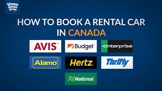 How to book a rental car in Canada