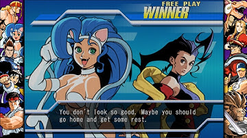 Capcom Fighting Evolution - Felicia/Rose Playthrough