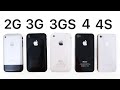 Эволюция iPhone от 2G до 4s Как менялся айфон? Часть 1