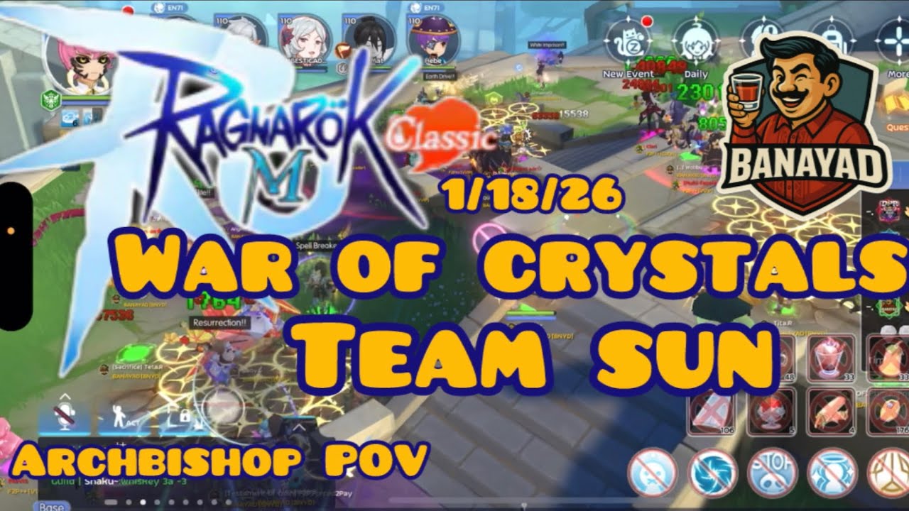 Ragnarok M Classic - War of Crystals 1/18/26 - Archbishop POV