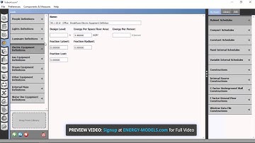 6 - Internal loads and Exterior Equipment Openstudio