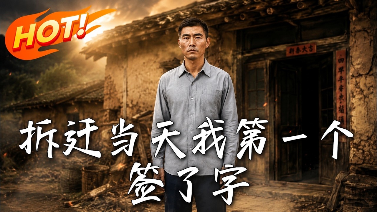 拆遷當天我第一個簽了字