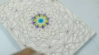 Mandala in watercolors