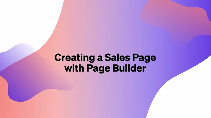 Build a High-Converting Sales Page with Shogun Page Builder