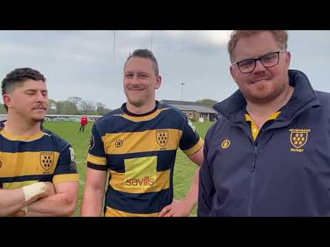 Post Match Interview with DoR Adam Bowman, Captain Nigel Gumbleton and Patrick Pellegrini