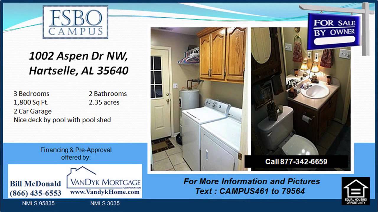 3 bedroom home for sale near Hartselle High School in Hartselle AL