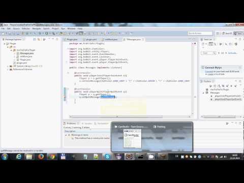 Minecraft Plugin Programmieren #05, Quit und Join Messages