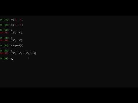 Insert a tuple element inside a list in python - YouTube