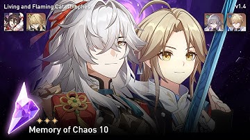 1.4  Memory of Chaos 10 (3 Stars) - E1S1 Jing Yuan and E0 Yanqing - Honkai Star Rail
