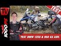 BMW R 1250 GS Adventure Test und F 850 GS Test - Harter Test erfordert Opfer - Reiseenduro Offroad