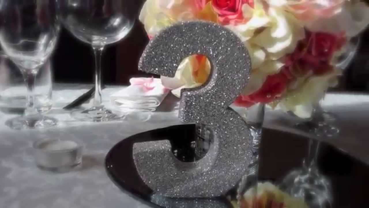 Wedding Table Number Unique Handmade Glitter Freestanding Wooden Wedding Table Number Unique Handmade Glitter Freestanding Wooden Numbers You