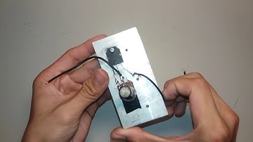 Cách chế mạch điều khiển tốc độ động cơ đơn giản với giá 0 đồng - How the basic speed motor button