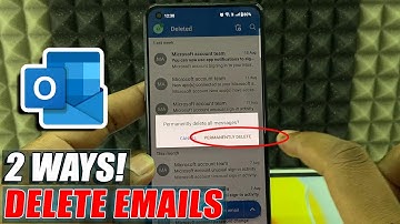 how to delete emails from outlook inbox on phone? | 2 ways!