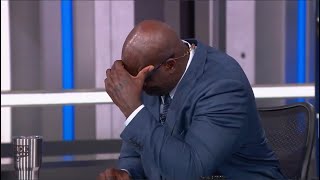 Charles Barkley Says “I’m juggling two balls” Shaq \& Kenny Try Not to Laugh