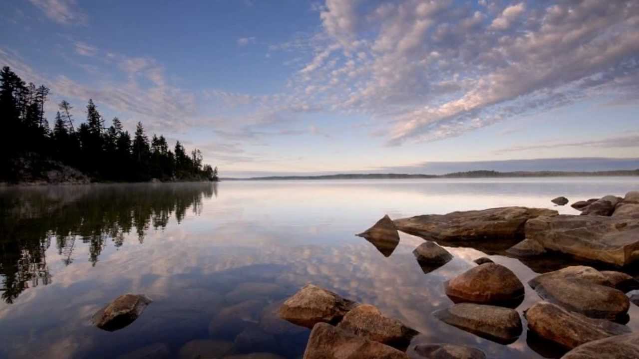 Skies speak. Озеро Койвас. Obabika Lake.