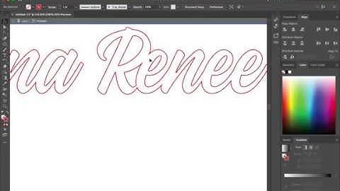 Preparing Text for Use on the Glowforge using Adobe Illustrator