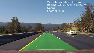 Vehicle & Lane Detection with OpenCV and Support Vector Machine (SVM)