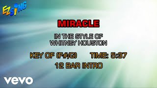 Whitney Houston - Miracle (Karaoke)
