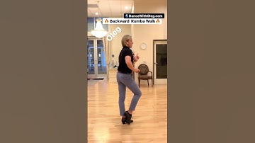 How to dance Backward Rumba Walk - technique secrets by Oleg Astakhov - ballroom dance lessons in LA