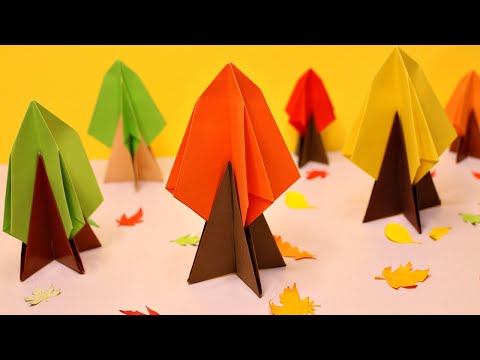 Как сделать дерево из бумаги для макета своими руками