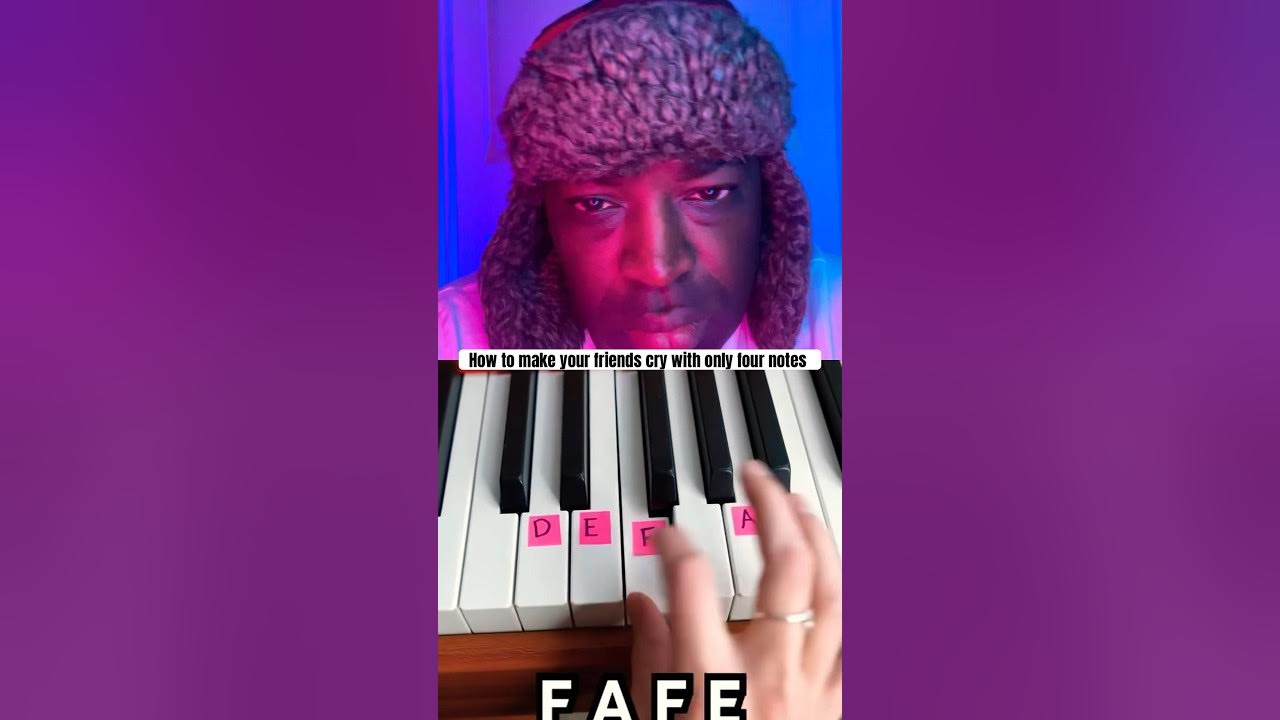 Four piano notes that will make you cry πππ #collab Four piano notes that will make you cry πππ #collab