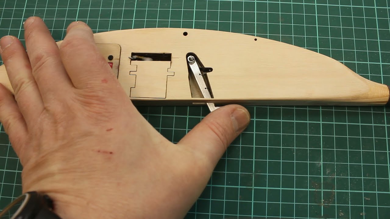 Планер F1A, изготовление крючка. Glider F1A, hook making.