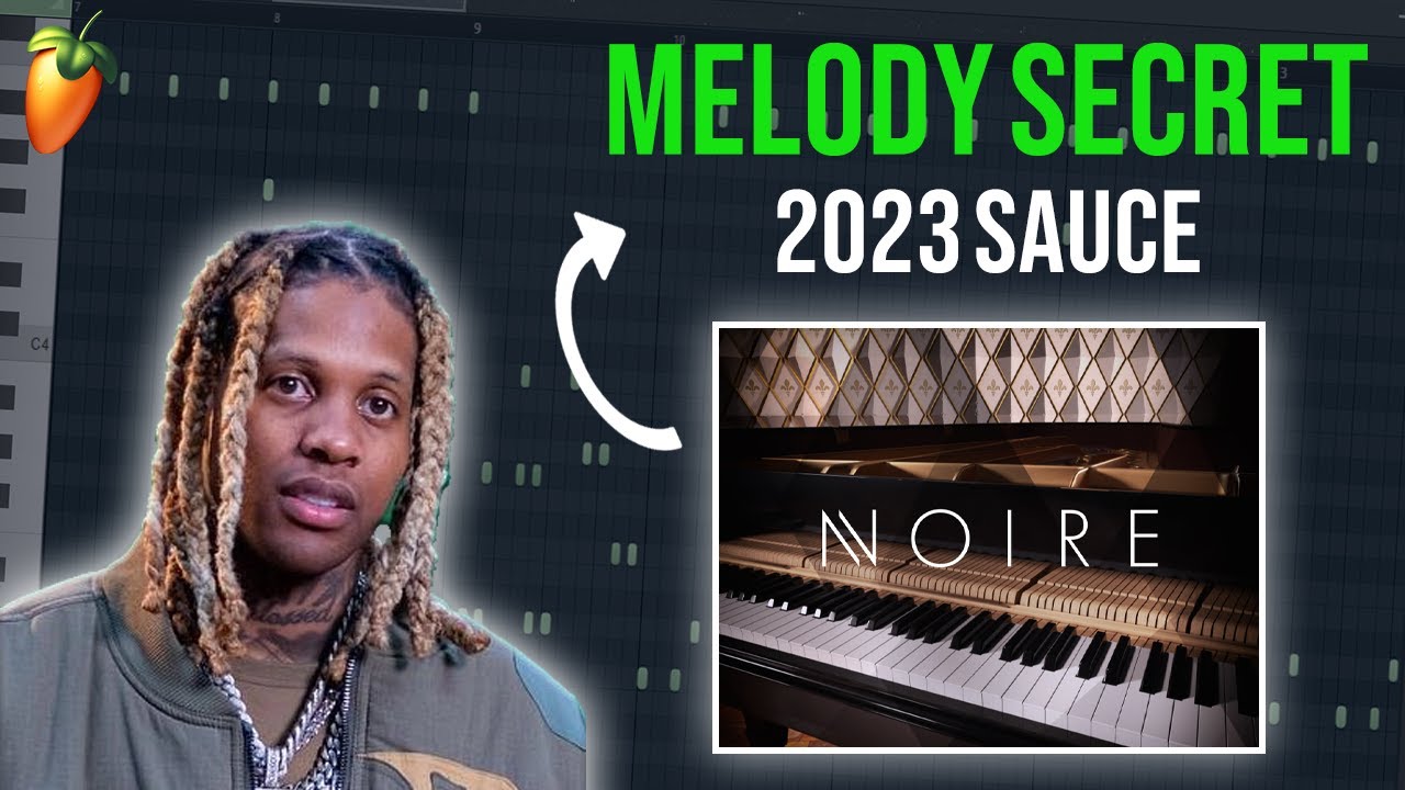 Making EMOTIONAL Piano Melodies for Lil Durk (2023) | Fl Studio