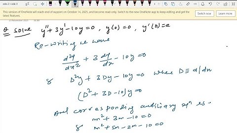 ODE | 08 | Unit 3 |Question On Linear Differential Equations with Constant Coefficients | Nikhil Sir