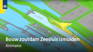 Selectieve Onttrekking: bouw van de zoutdam bij Zeesluis IJmuiden | Animatie