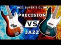 Precision VS Jazz Bass In 4 Minutes - Beginner&#39;s Bass Buyer&#39;s Guide For 2022