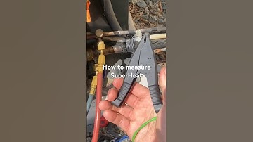 How to measure SuperHeat #hvac #superheat #howto