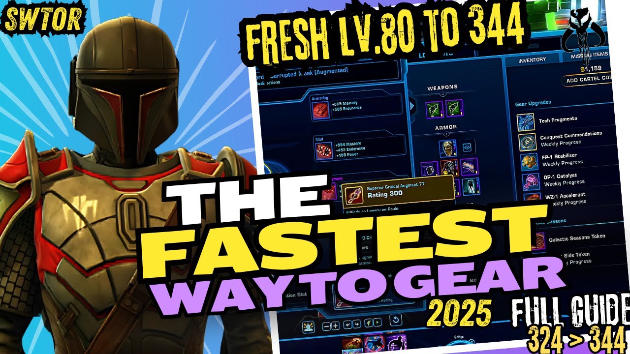 SWTOR: Blaze до 344 снаряжения — Лучший гид 2025 года для новичков 80-х!
