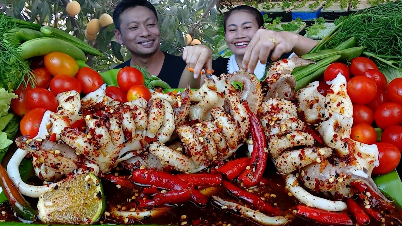 ปลาหมึกแช่น้ำปลาร้าซีฟู๊ดเผ็ดจัดจ้านแซ่บถึงใจคักจ้า|16 กุมภาพันธ์  2026