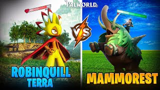 Mammorest VS Robinquill Terra 🔥 Palworld Gameplay