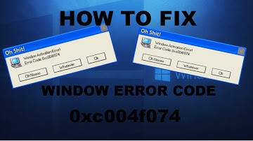 How To Fix Window 10,8 Activation Error Code: 0xc004f074