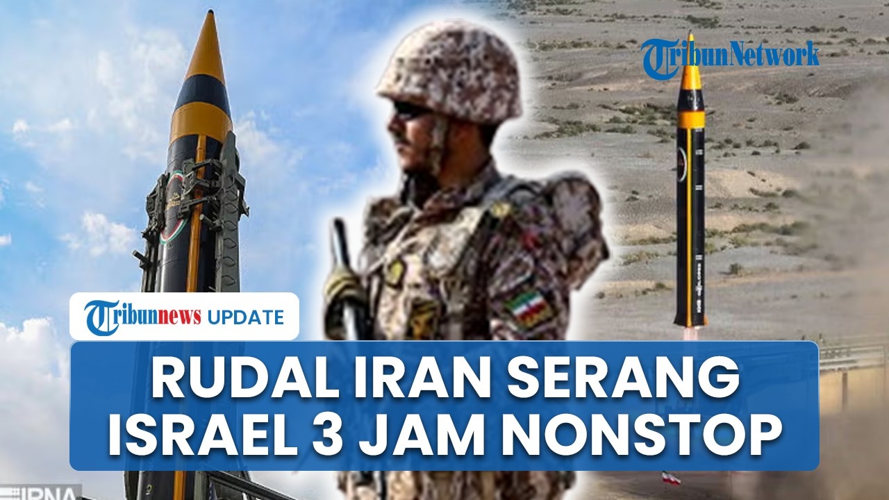 Strategi Iran Tak Beri Israel Ketenangan, Luncurkan Serangan 3 Jam Nonstop Pakai Rudal Khorramshahr