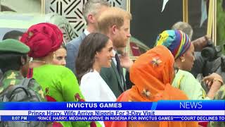 #princeharry Invictus Games: Prince Harry Arrives Nigeria, Visits Defence Headquarters