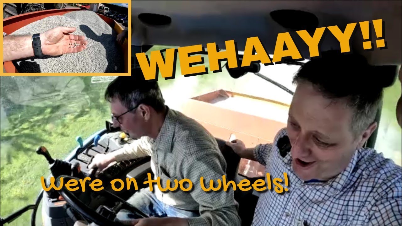 18/04/24  Eddie pops a wheelie in the New Holland!