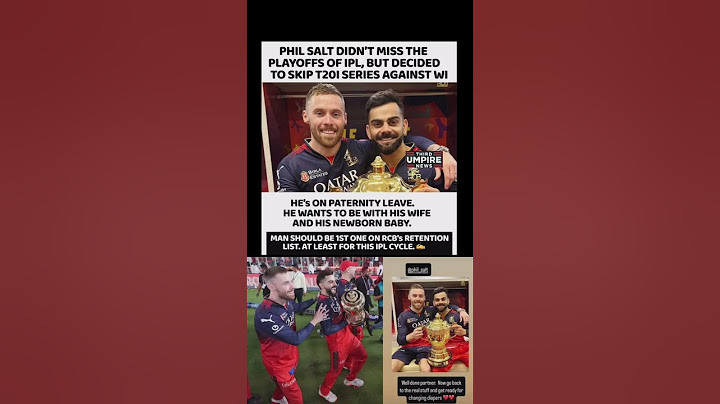 Phil Salt SKIPS T20 Series vs West Indies to Play IPL Playoffs! 🏆 | #philsalt #ipl2025final
