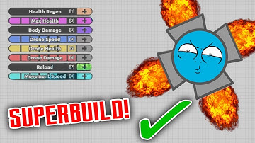 (Promo Furii) Diep.io - Overlord SUPERBUILD! | HOW TO GET 100K SCORE ULTRAFAST!