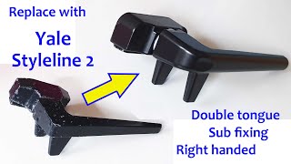 Replace old window handle with Yale window handle (easy to do)