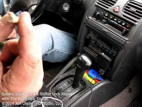 Fix Your Subaru Stuck In Park Automatic Shifter - YouTube 2008 subaru outback fuse diagram 