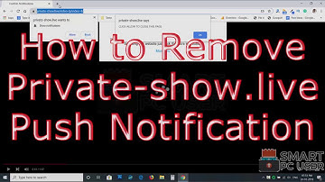 How to Remove Private-show.live Pop-up Notifications (Firefox & Chrome)