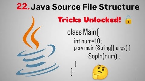 Declarations and Access Modifiers in Java (Part 1) | Java Source File Explained | Fight4Tech