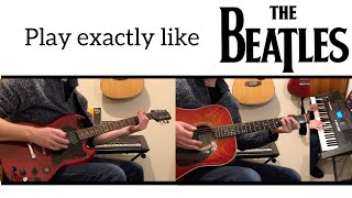 Video thumbnail of "You Really Got A Hold On Me - Full Guitar Tutorial - The Beatles"