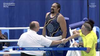 Teremoana Junior (AUS) vs. Elijah Mercury-Leafa (SAM) Pacific Games 2023 Final (92+kg)