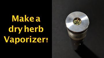 Convert an e-cig to a dry herb vaporizer. Easy vape to vaporizer!